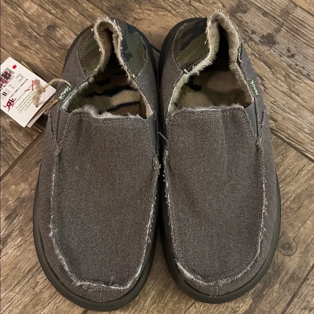 Sanuk Mens Shoes Donny Camo Chill NWT 8